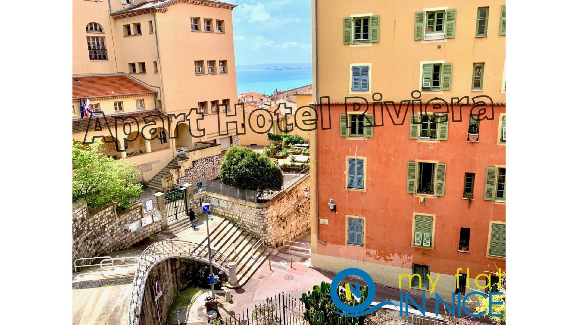 Aparthotel Riviera - Balcon Honore 1 - Old Town - 5 Mn Promenade Des Anglais Et Plage - Charme Absolu - Appartement 2 Pieces Avec Balcon Ac - Vue Mer Et Ville نيس المظهر الخارجي الصورة